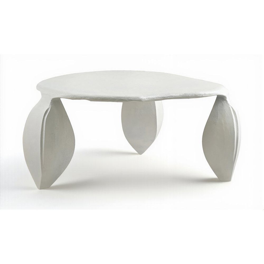 Pueblo Cream Aluminum Coffee Table. Picture 1