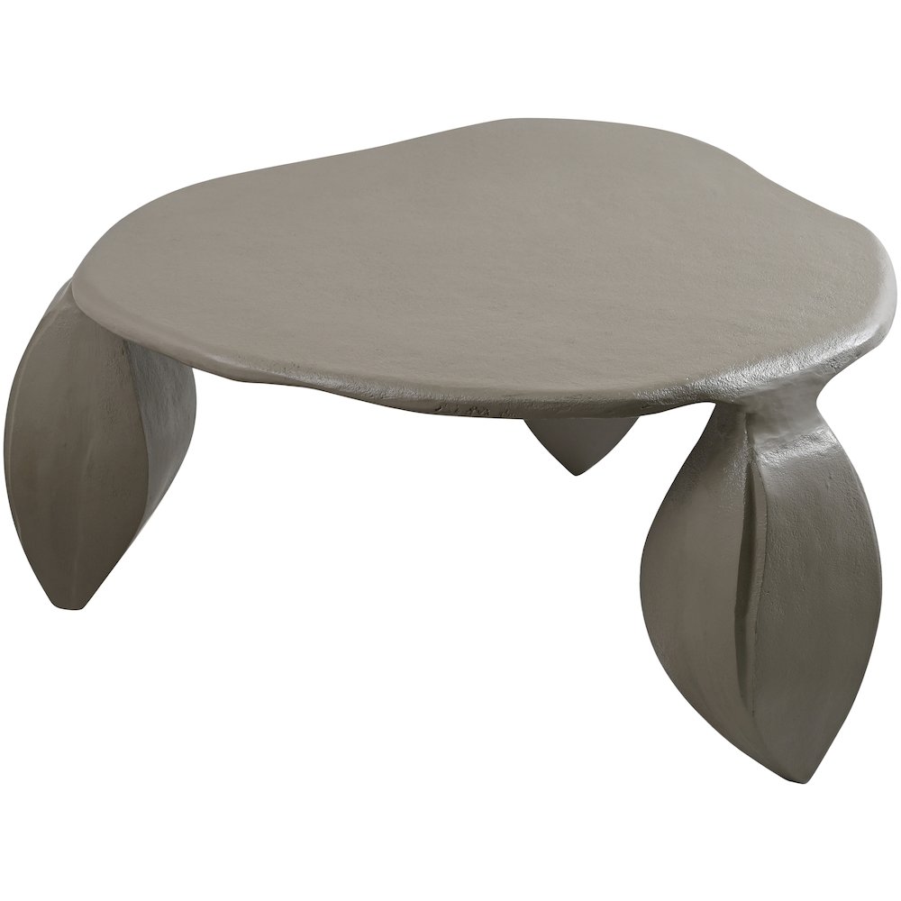 Pueblo Taupe Aluminum Coffee Table. Picture 2