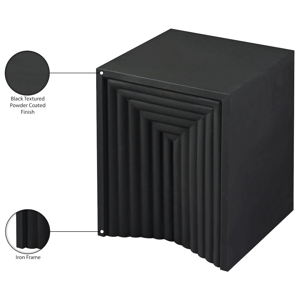 Centennial Black Iron End Table. Picture 4