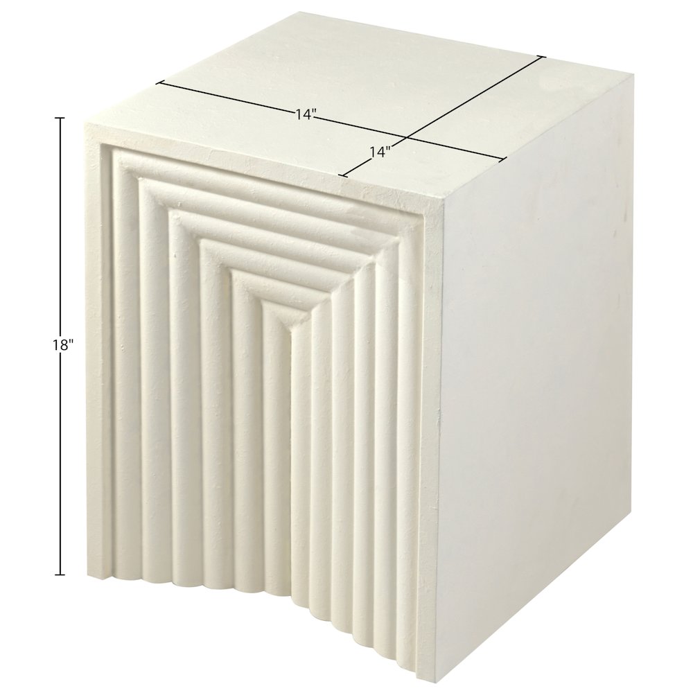 Centennial Cream Iron End Table. Picture 3