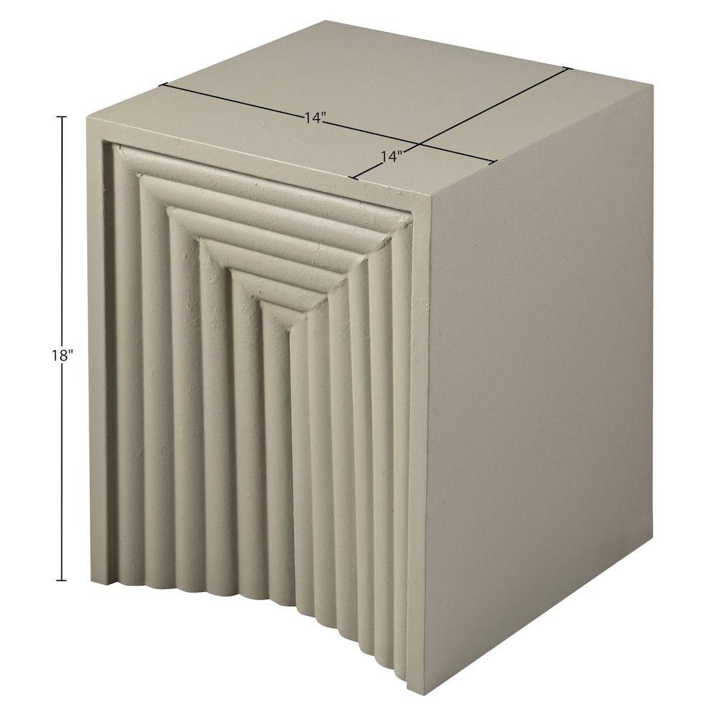 Centennial Taupe Iron End Table. Picture 3