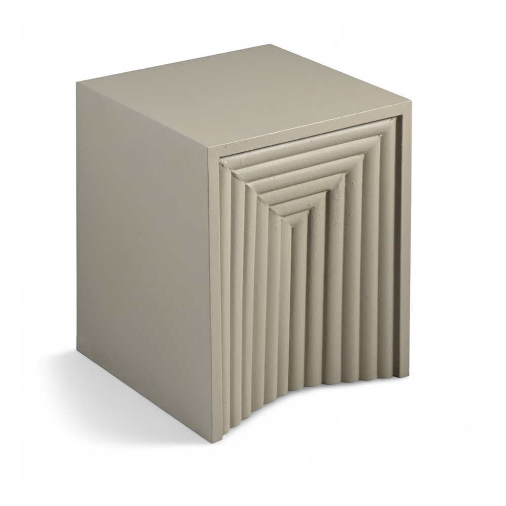 Centennial Taupe Iron End Table. Picture 1