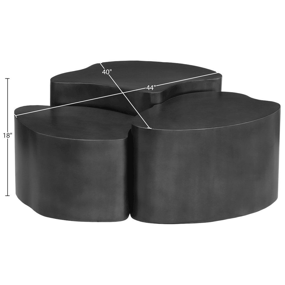 Banyan Black Iron Coffee Table. Picture 4