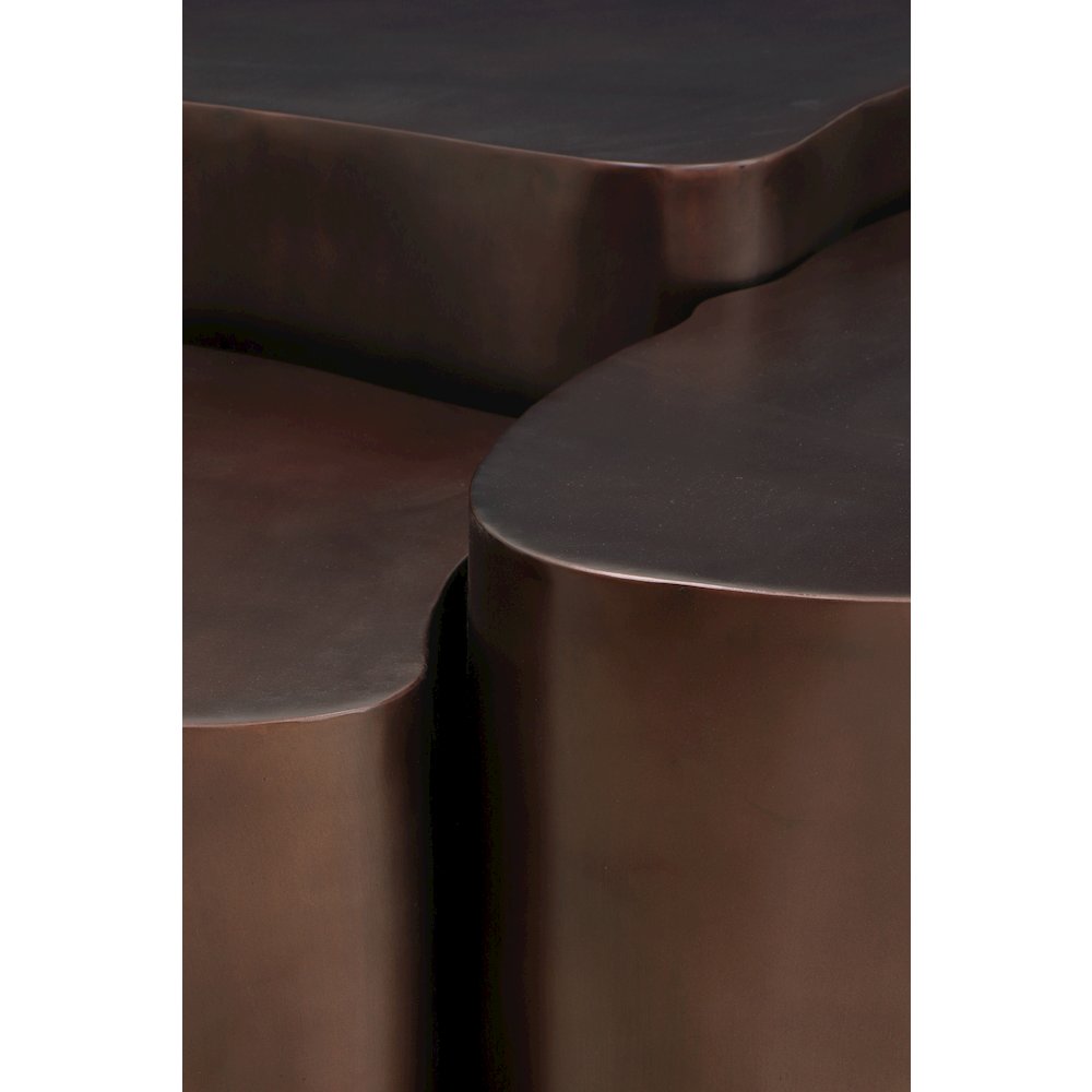 Banyan Brown Iron Coffee Table. Picture 3