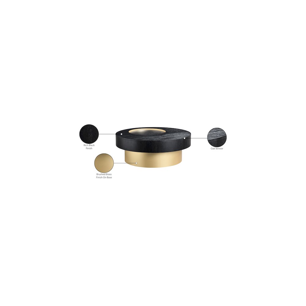 Makai Black Coffee Table. Picture 6