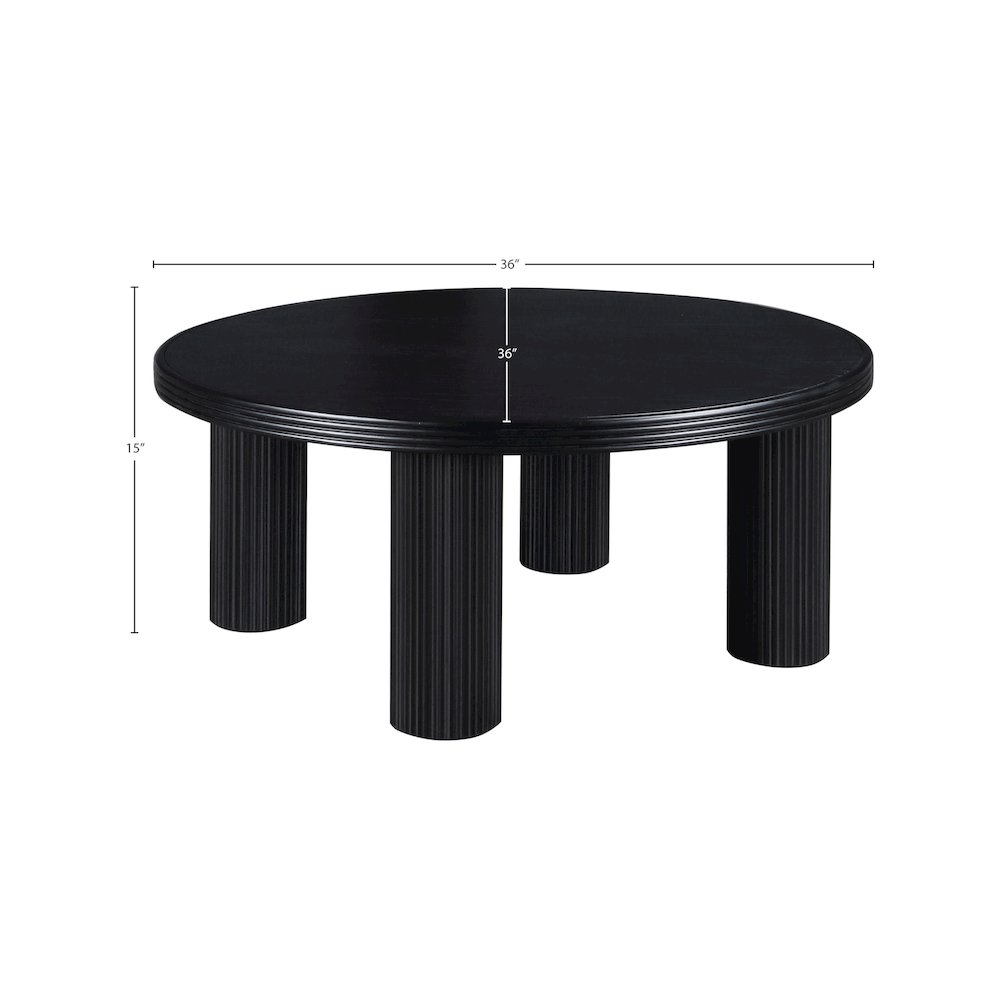 Hayden Black Coffee Table. Picture 5