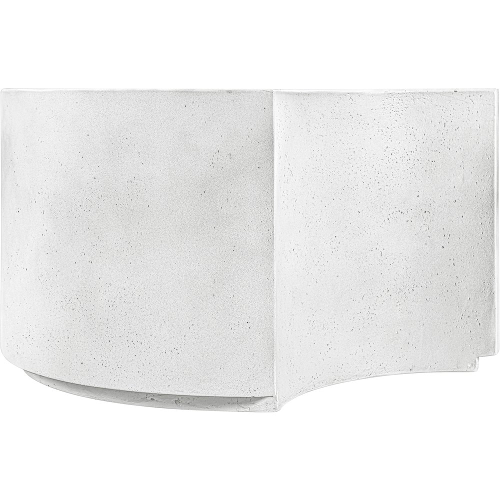 Imperia White Concrete Indoor/Outdoor Coffee Table. Picture 6