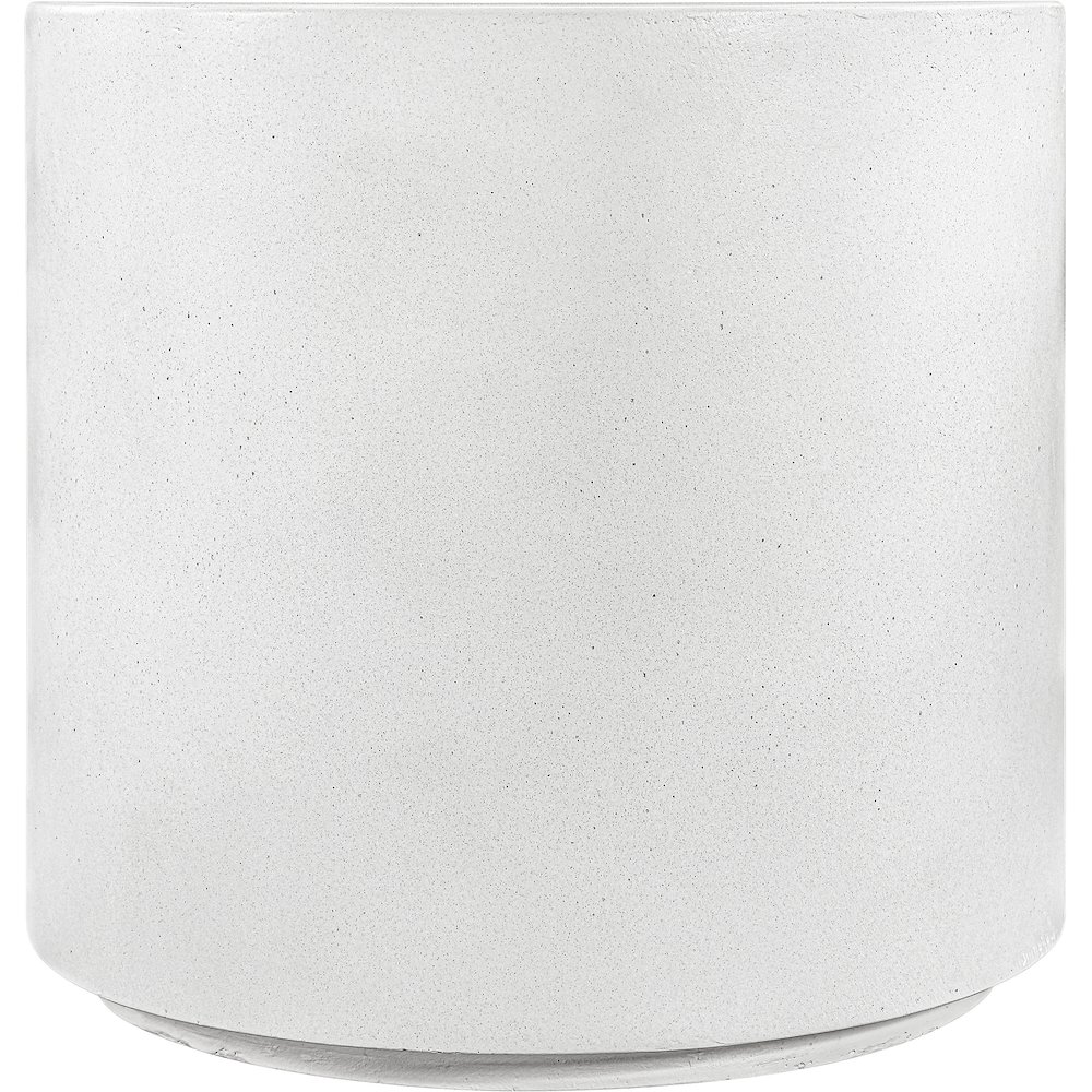 Imperia White Concrete Indoor/Outdoor End Table. Picture 3