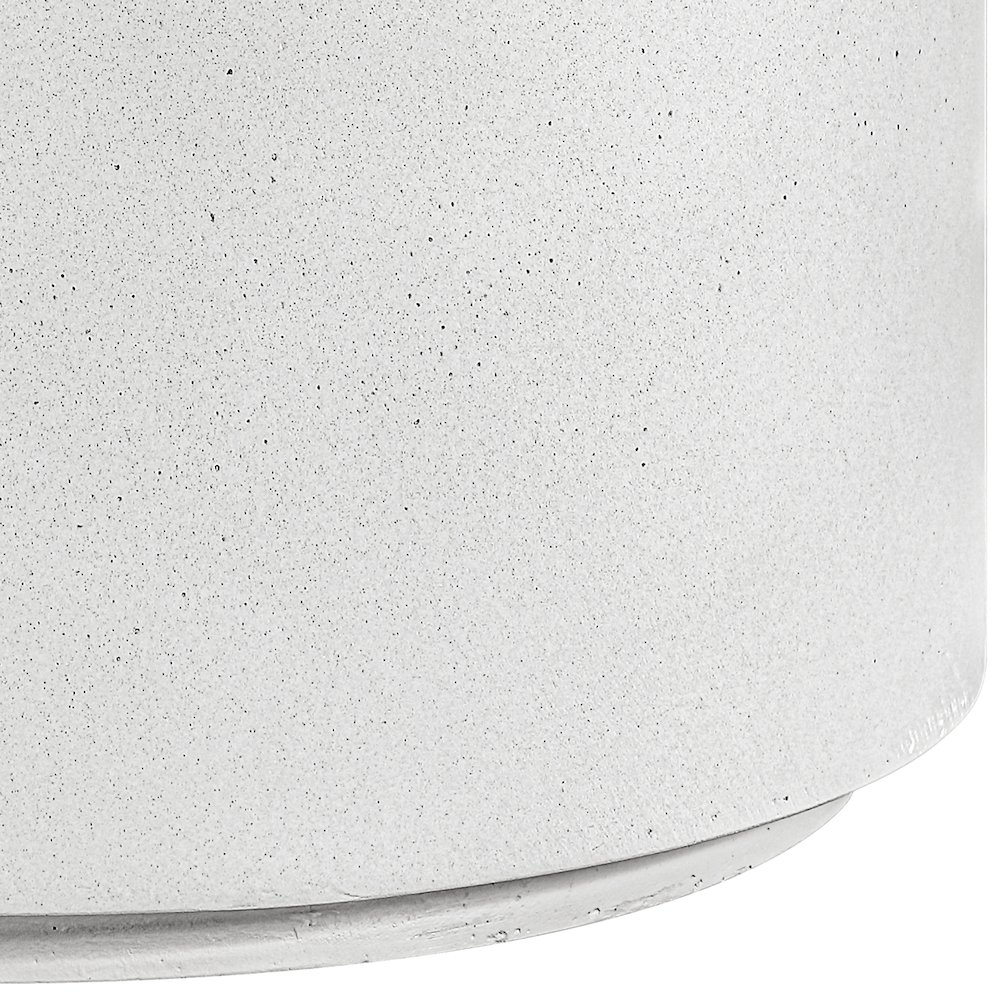 Imperia White Concrete Indoor/Outdoor End Table. Picture 5