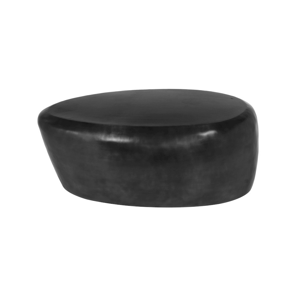 Capsule Black Aluminum Coffee Table. Picture 2