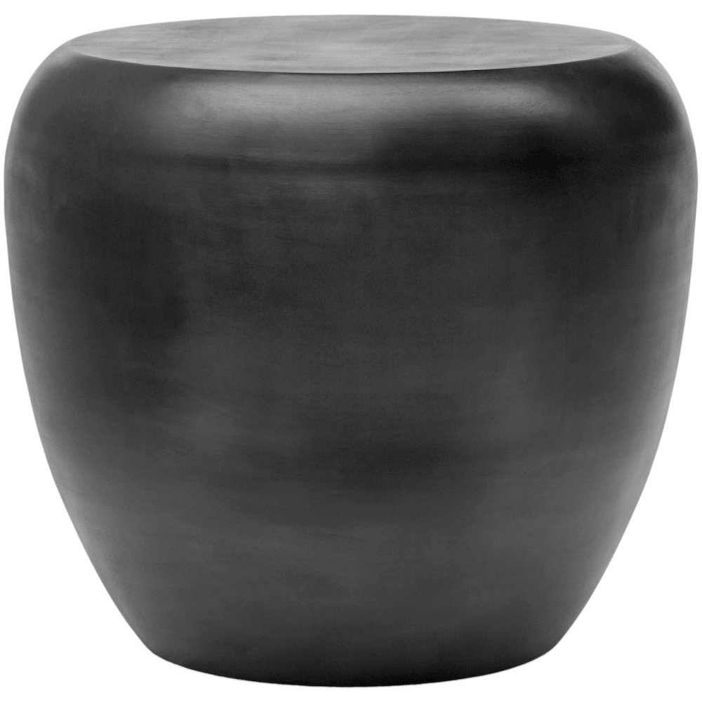 Capsule Black Aluminum End Table. Picture 2