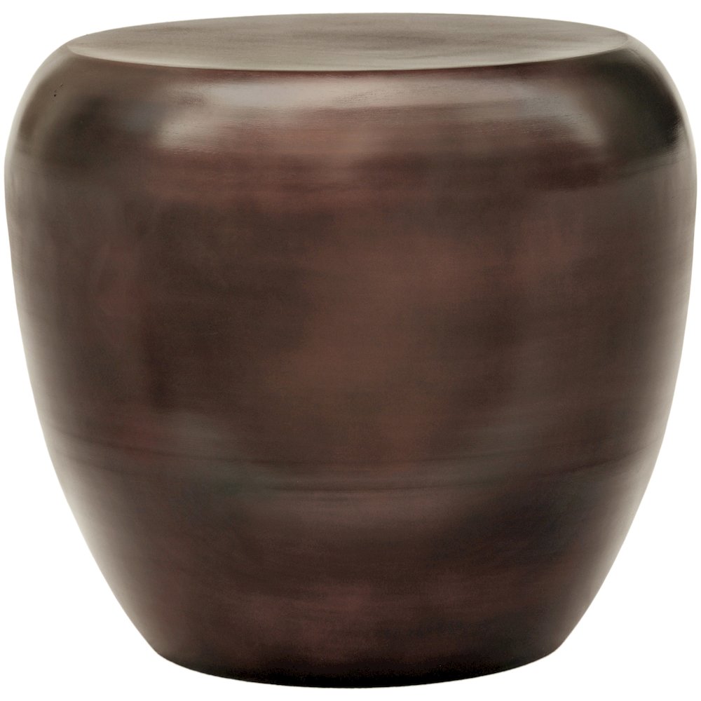 Capsule Brown Aluminum End Table. Picture 2