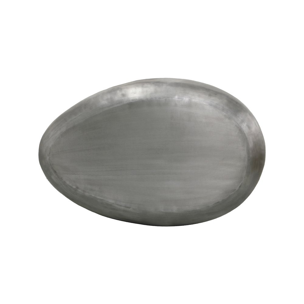 Capsule Silver Aluminum Coffee Table. Picture 3
