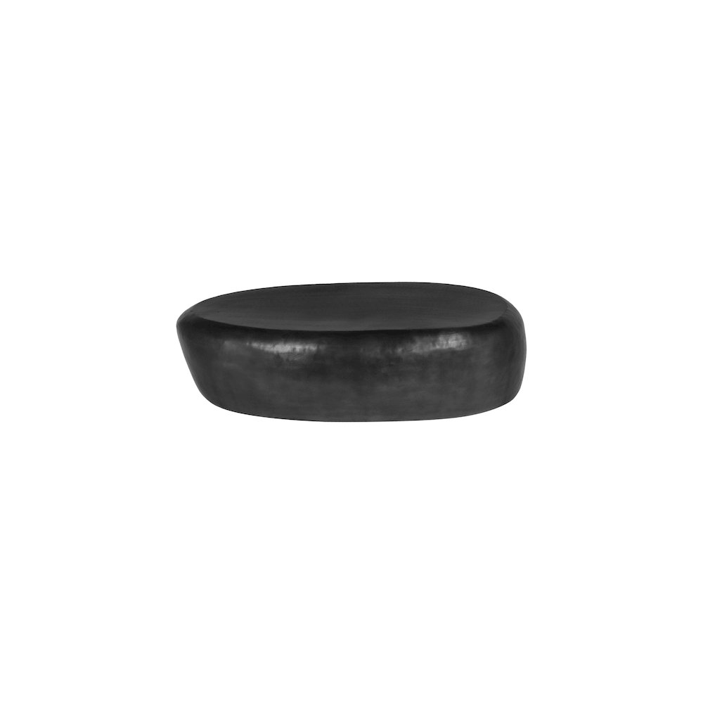 Capsule Black Aluminum Coffee Table. Picture 2