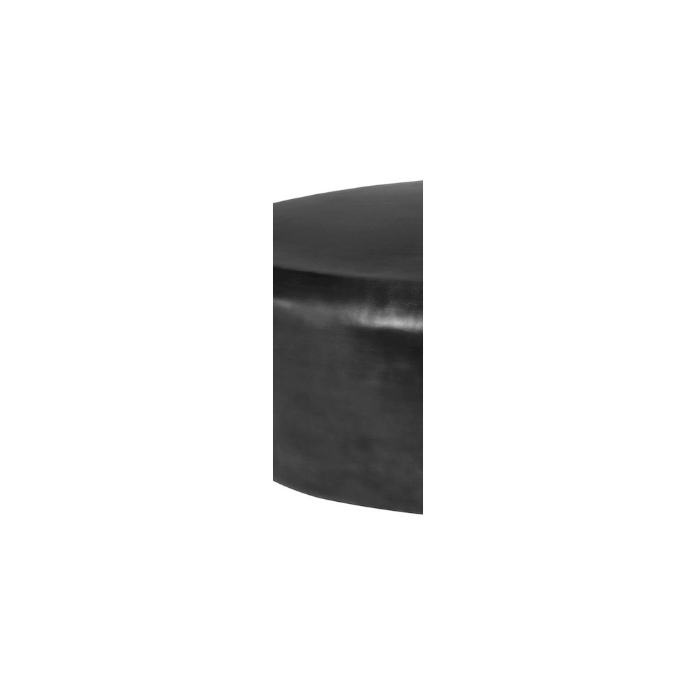 Capsule Black Aluminum Coffee Table. Picture 4
