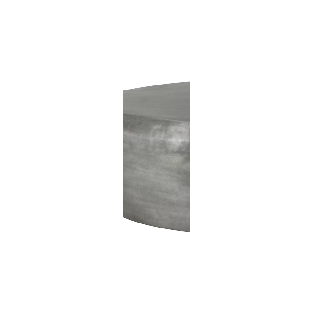 Capsule Silver Aluminum Coffee Table. Picture 4