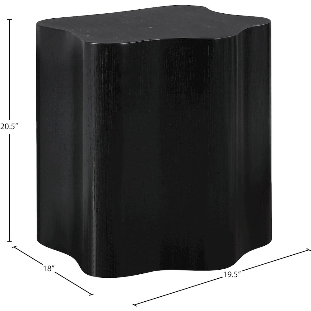 Zaire Black End Table. Picture 6
