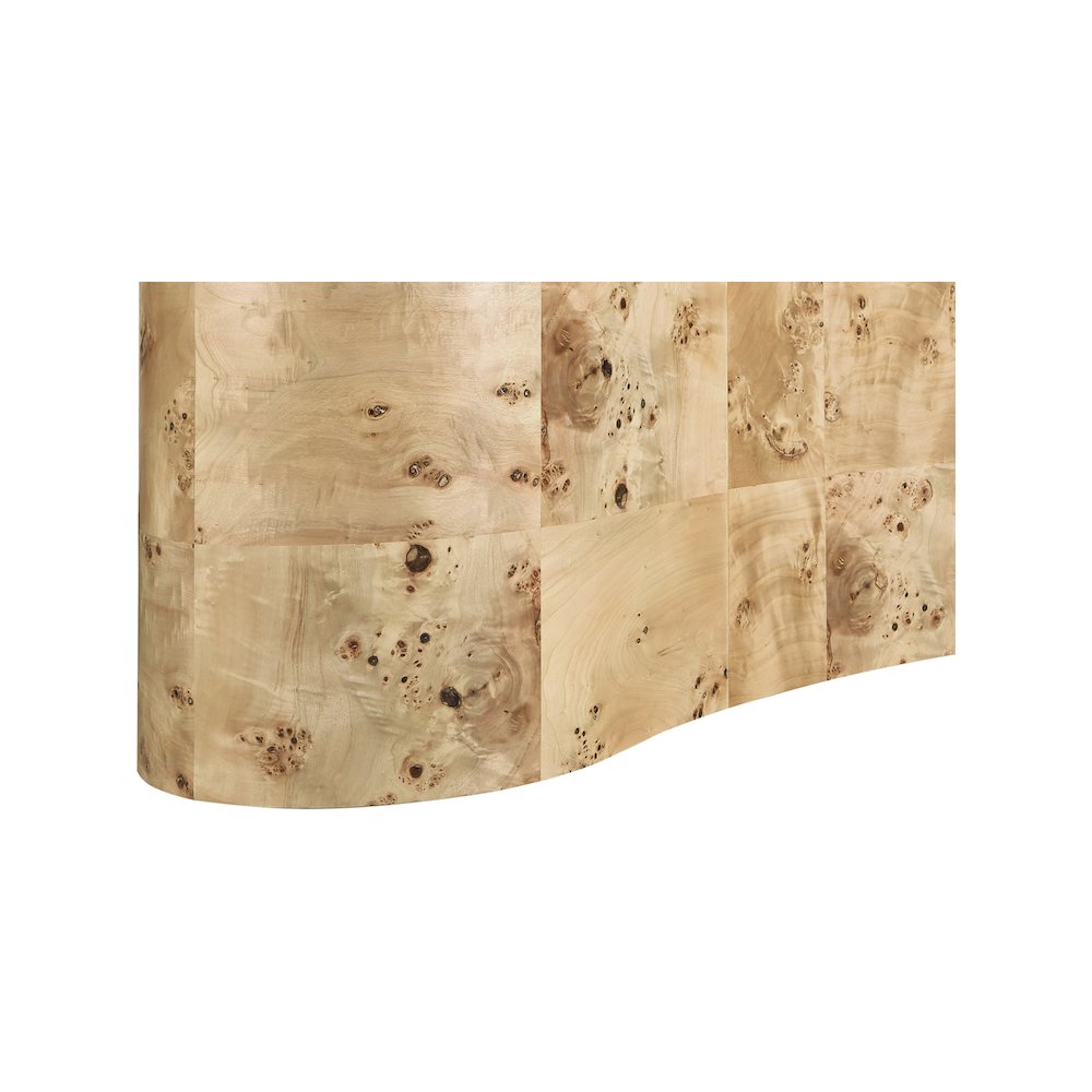 Zaire Natural Burl Wood Coffee Table. Picture 4
