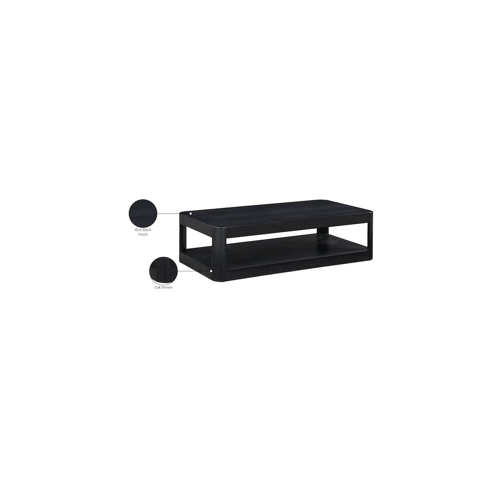 Reeves Black Coffee Table. Picture 7