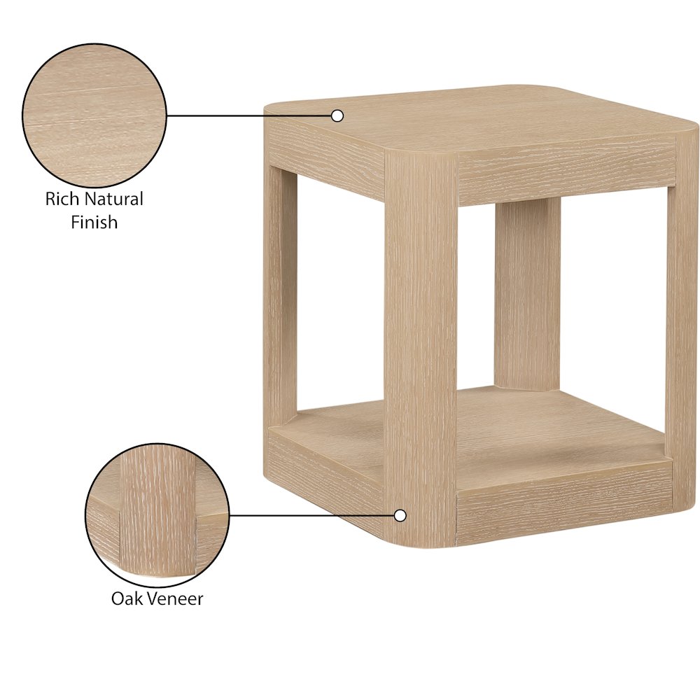 Reeves Natural End Table. Picture 7