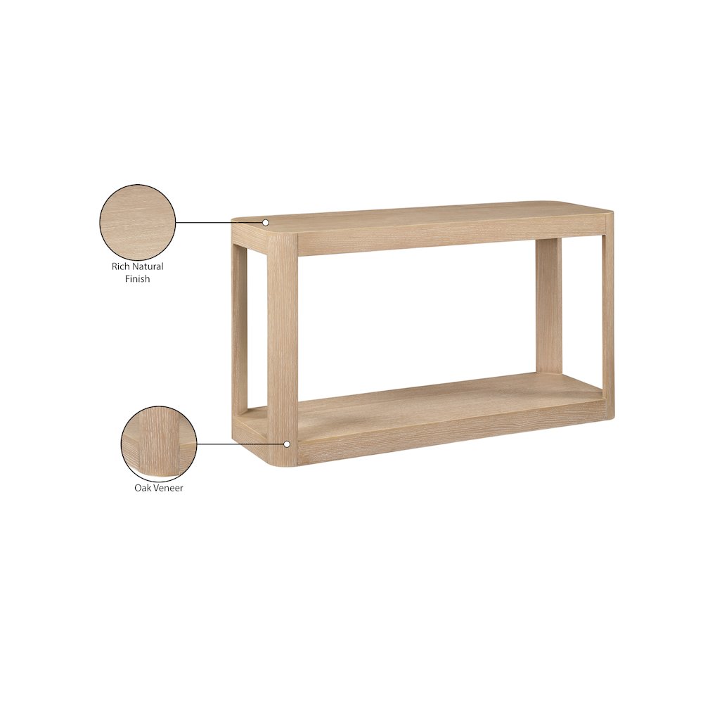 Reeves Natural Console Table. Picture 7