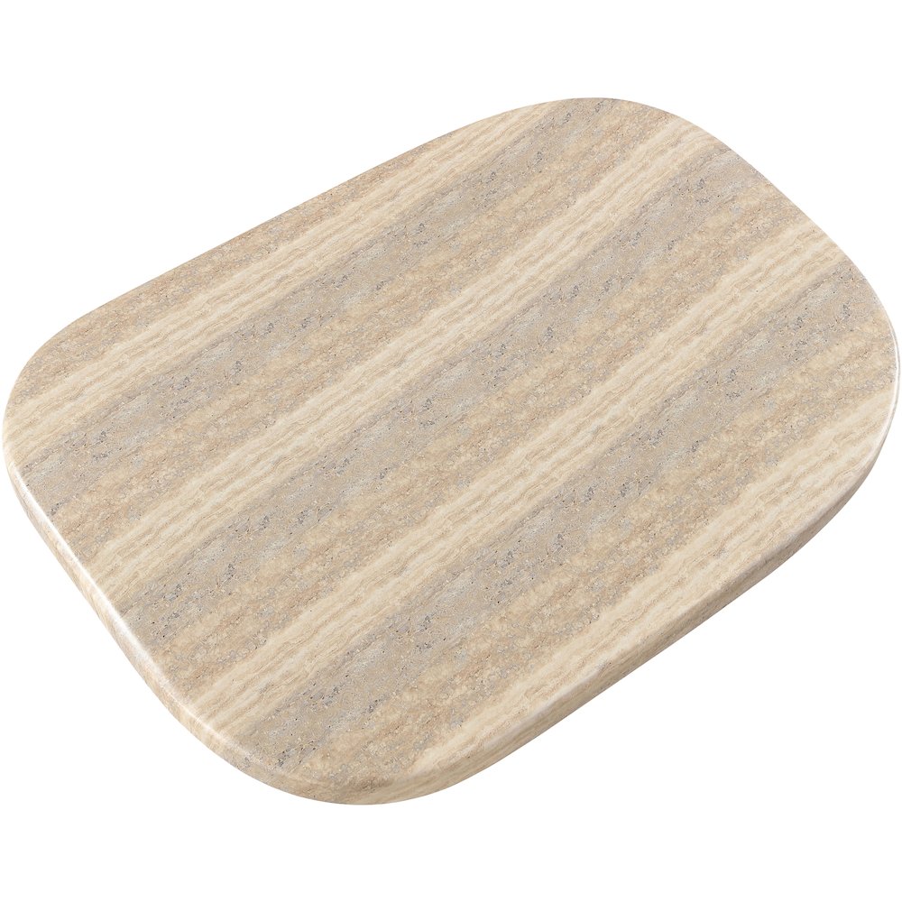Prato Travertine Concrete Indoor/Outdoor Coffee Table. Picture 7