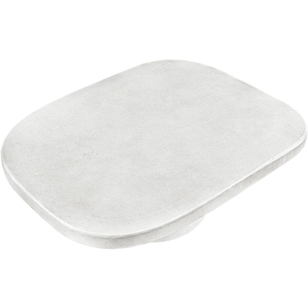 Prato White Concrete Indoor/Outdoor Coffee Table. Picture 7
