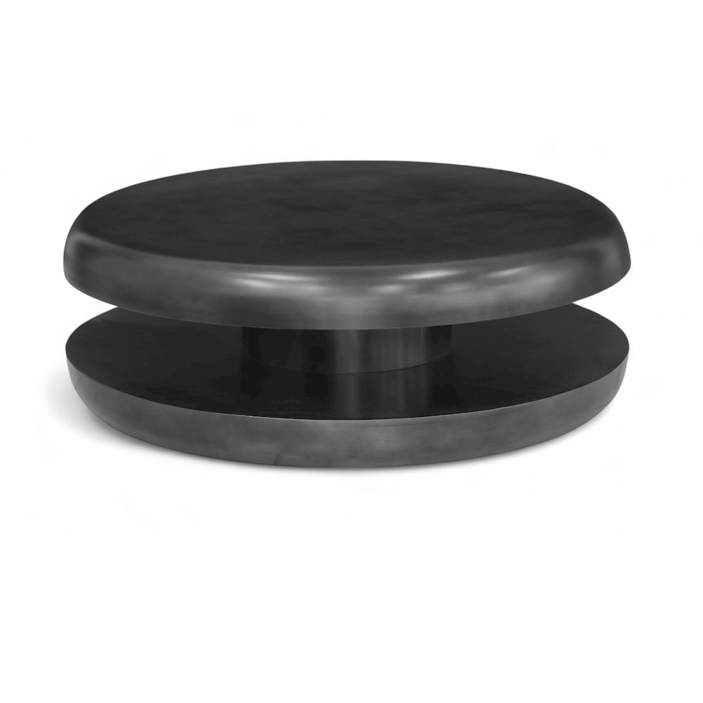 Jamison Black Iron Coffee Table. Picture 1