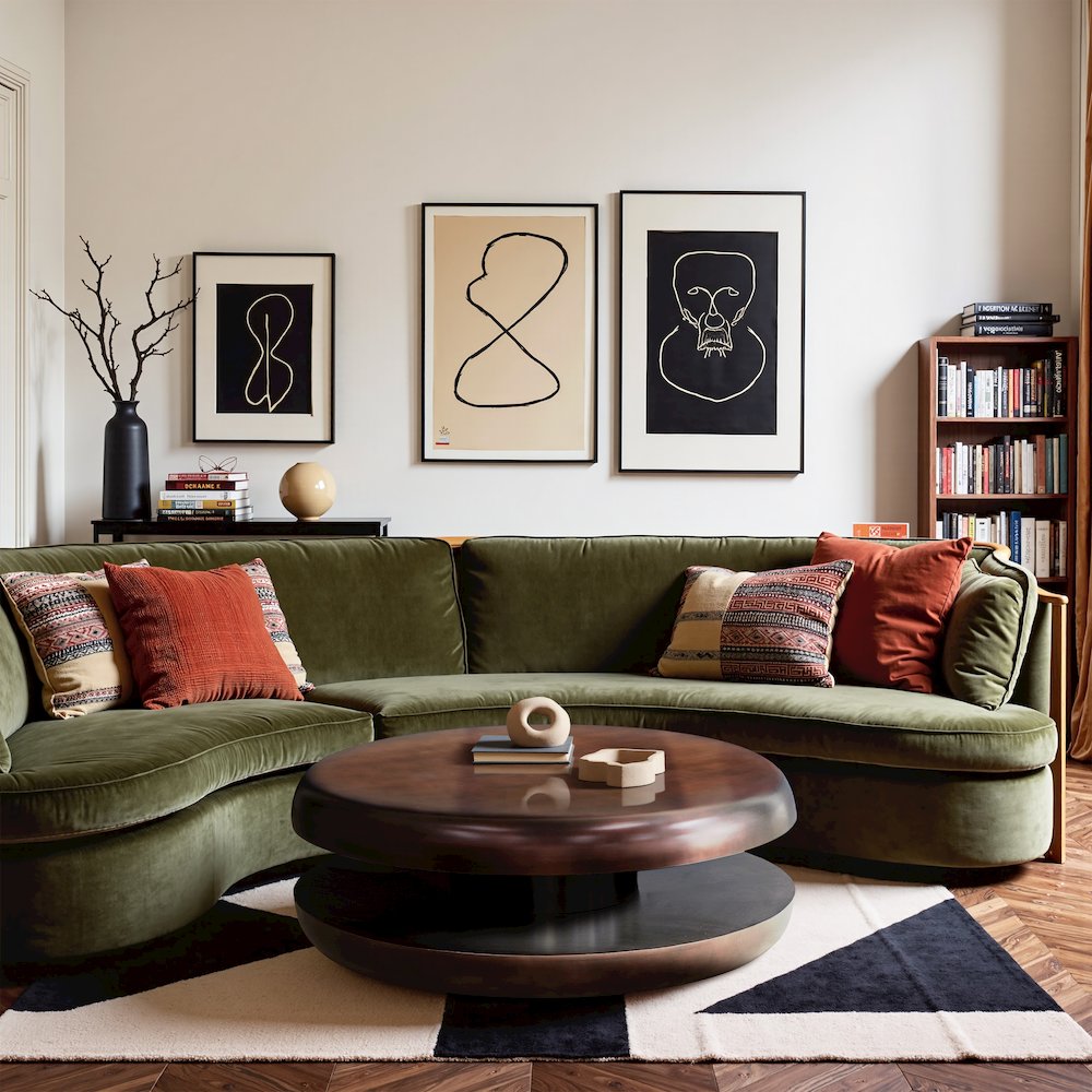 Jamison Brown Iron Coffee Table. Picture 4