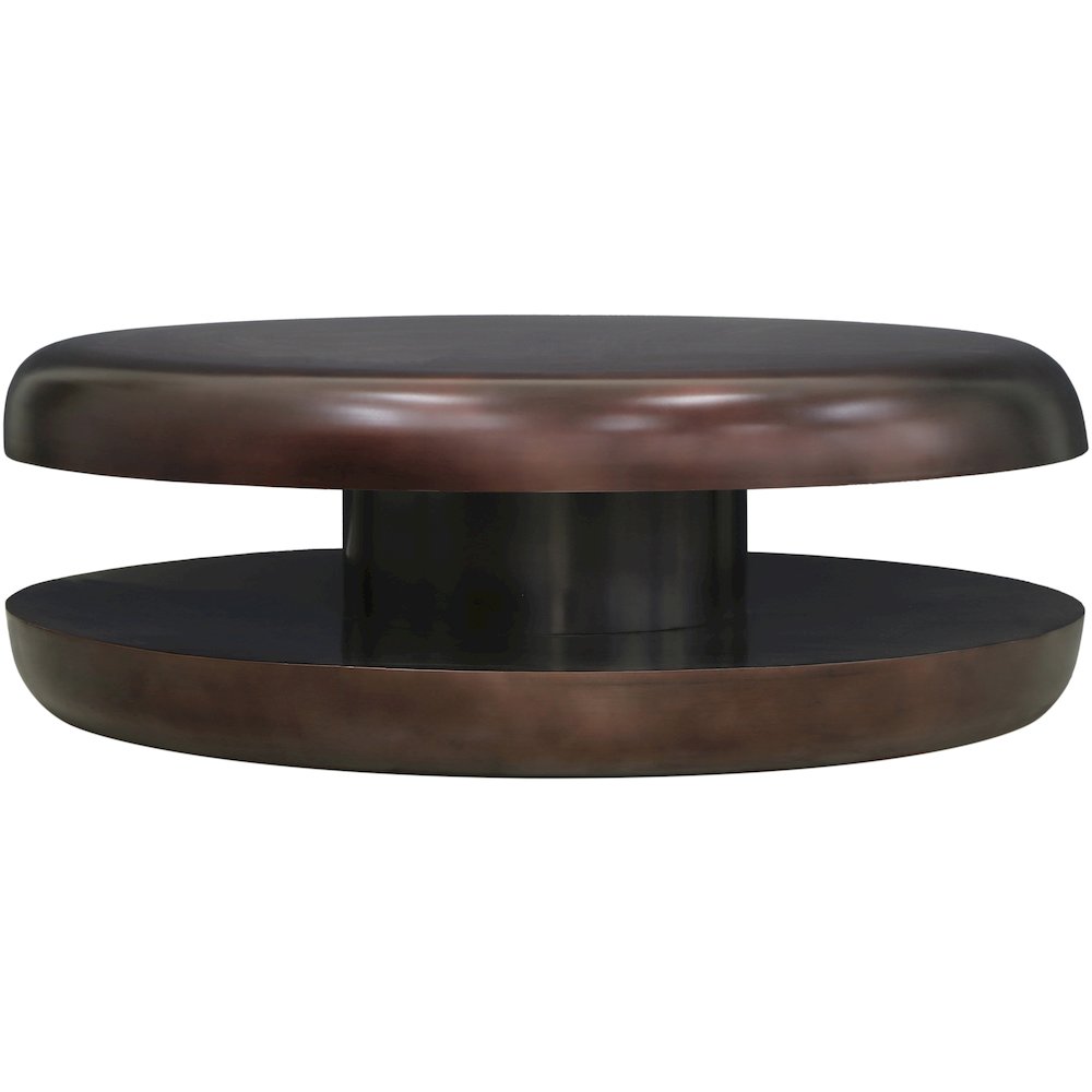 Jamison Brown Iron Coffee Table. Picture 2