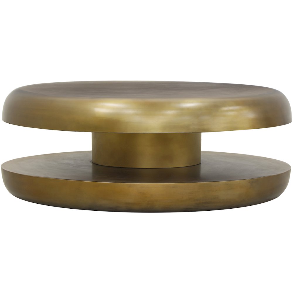 Jamison Gold Iron Coffee Table. Picture 2