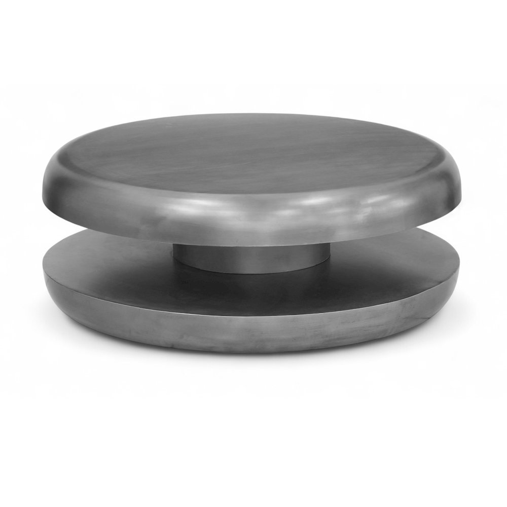 Jamison Silver Iron Coffee Table. Picture 1