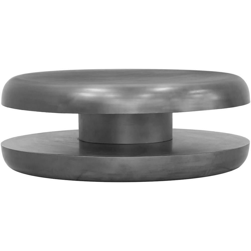 Jamison Silver Iron Coffee Table. Picture 2