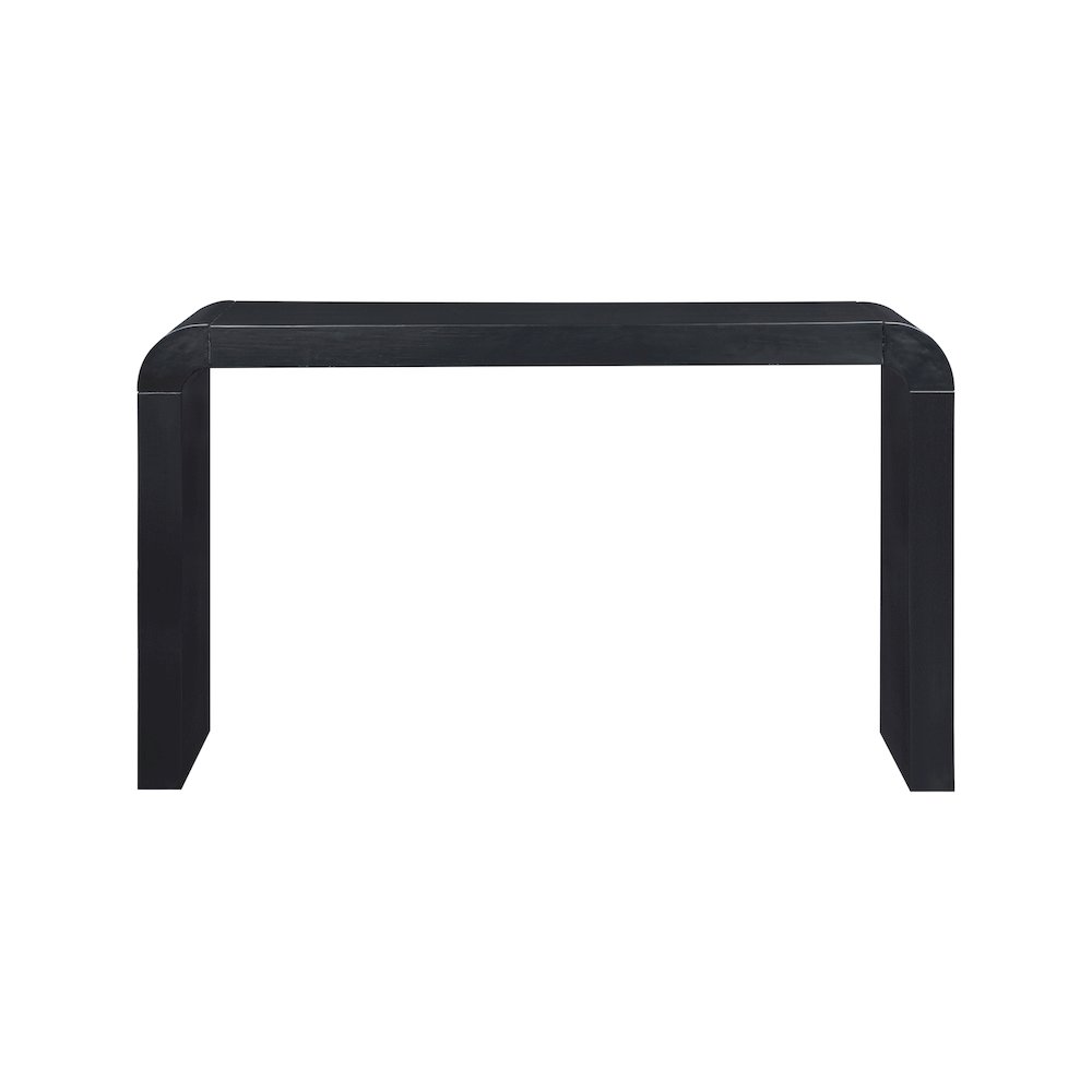 Toulon Black Oak Veneer Console Table. Picture 2