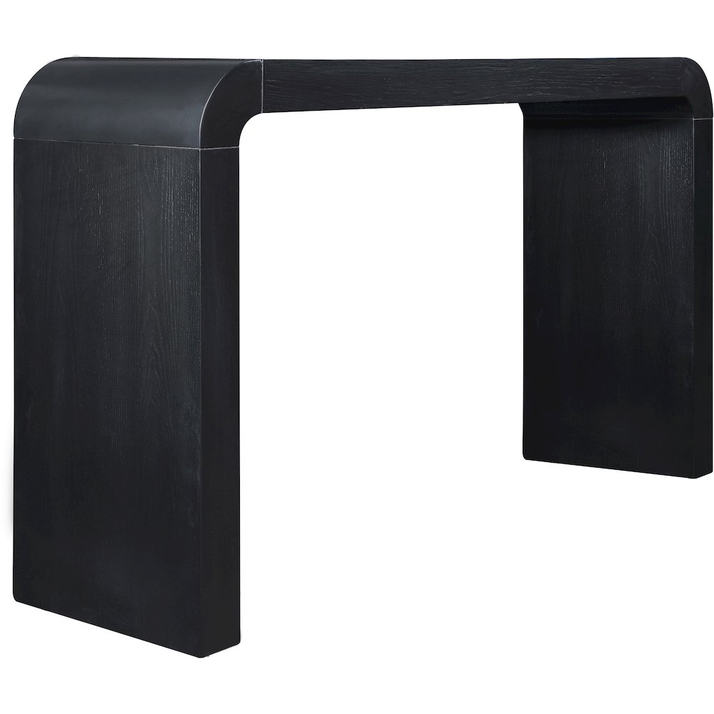 Toulon Black Oak Veneer Console Table. Picture 3