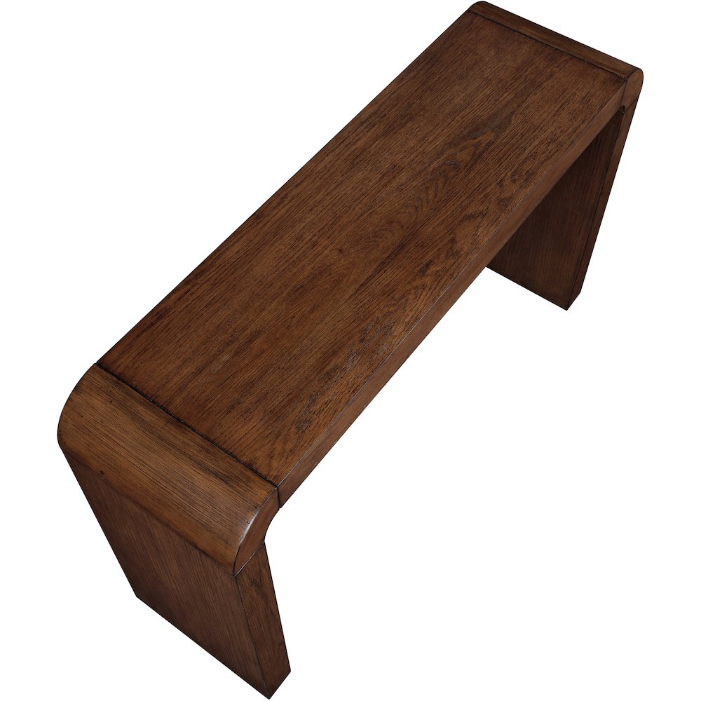 Toulon Brown Oak Veneer Console Table. Picture 4