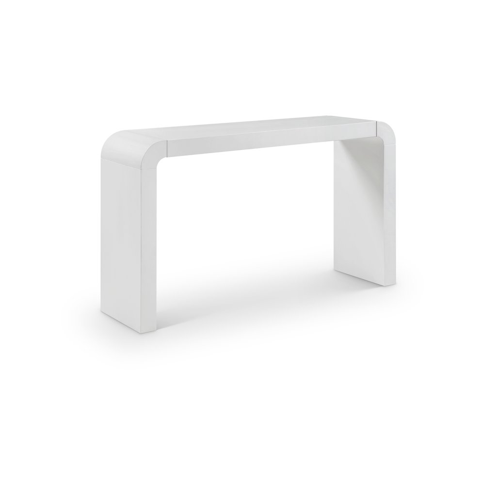 Toulon White Oak Veneer Console Table. Picture 1
