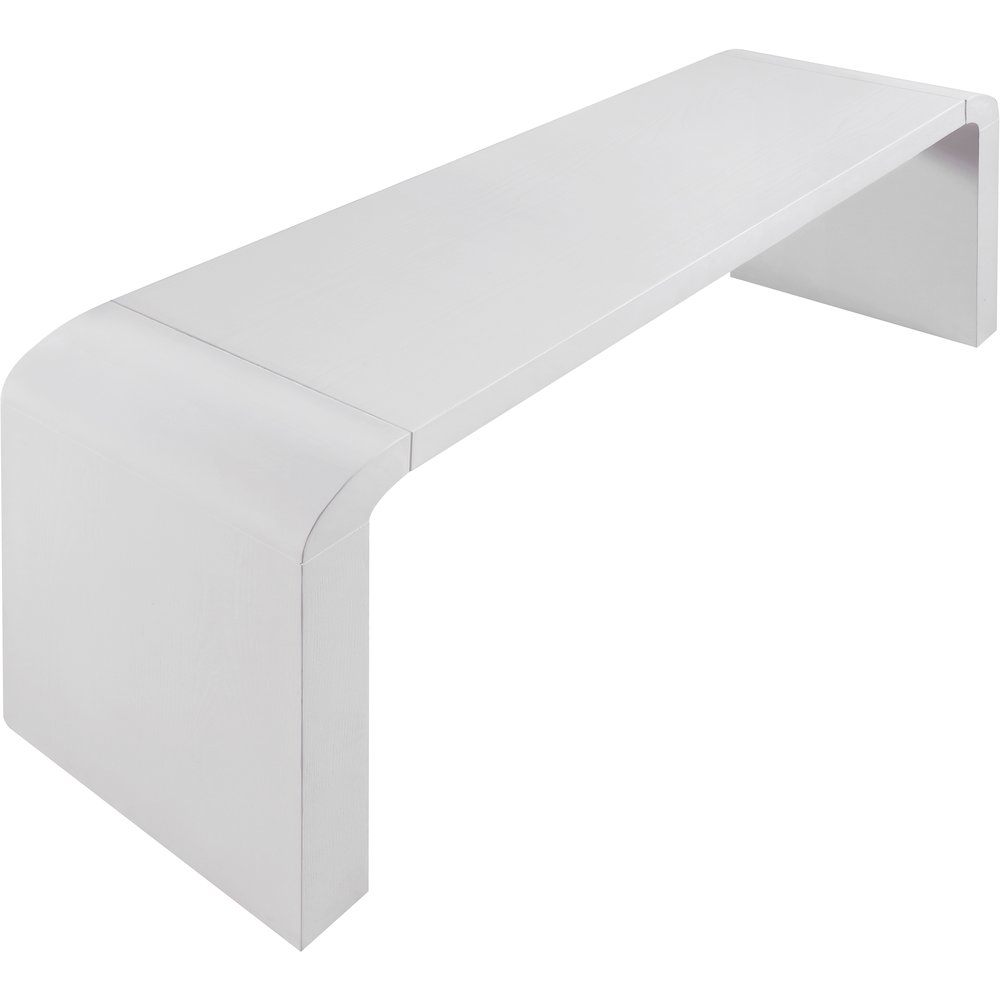 Toulon White Oak Veneer Console Table. Picture 4