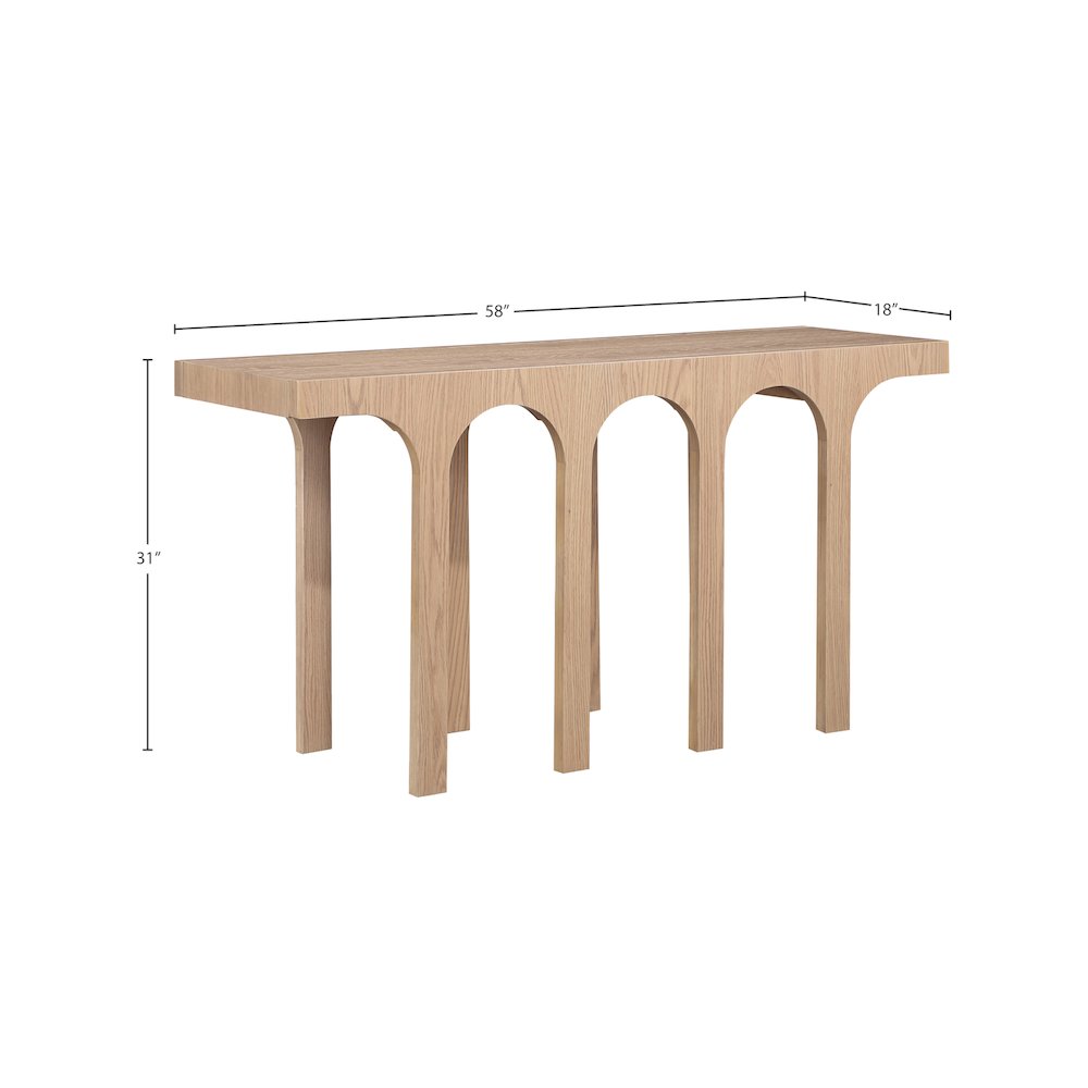 Westfield Natural Console Table. Picture 5