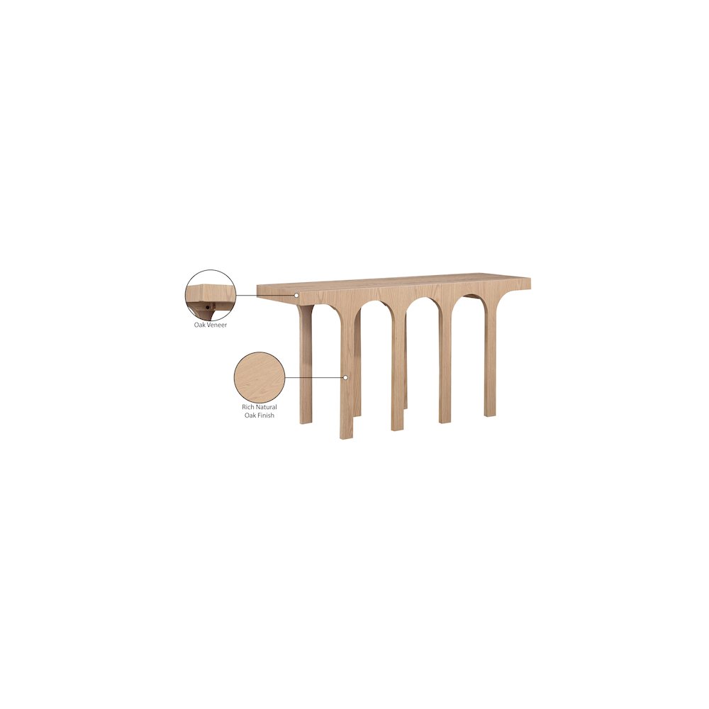 Westfield Natural Console Table. Picture 6