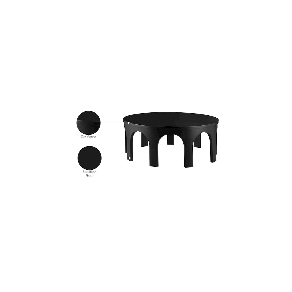 Westfield Black Coffee Table. Picture 7