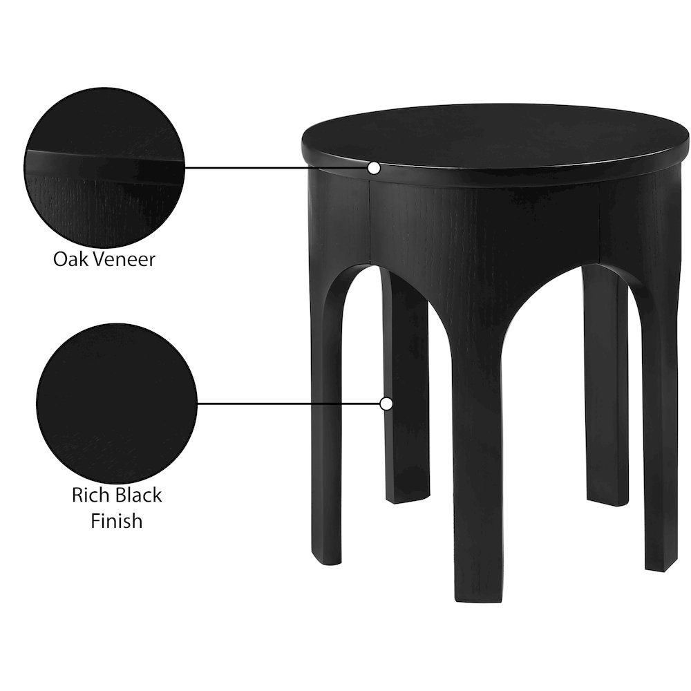 Westfield Black End Table. Picture 7