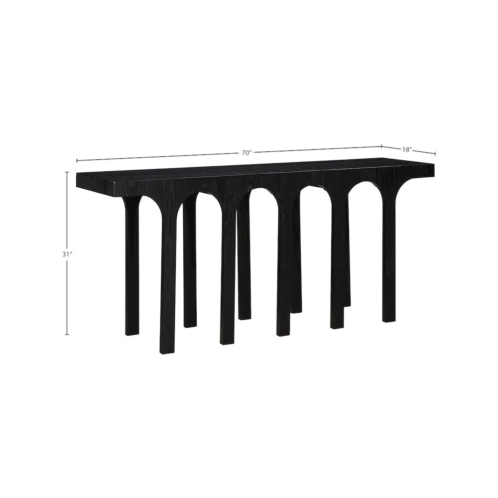 Westfield Black Console Table. Picture 6