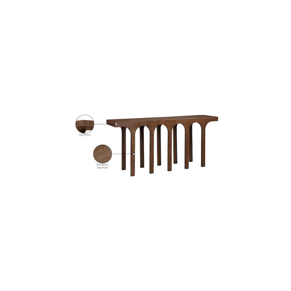 Westfield Brown Console Table. Picture 7