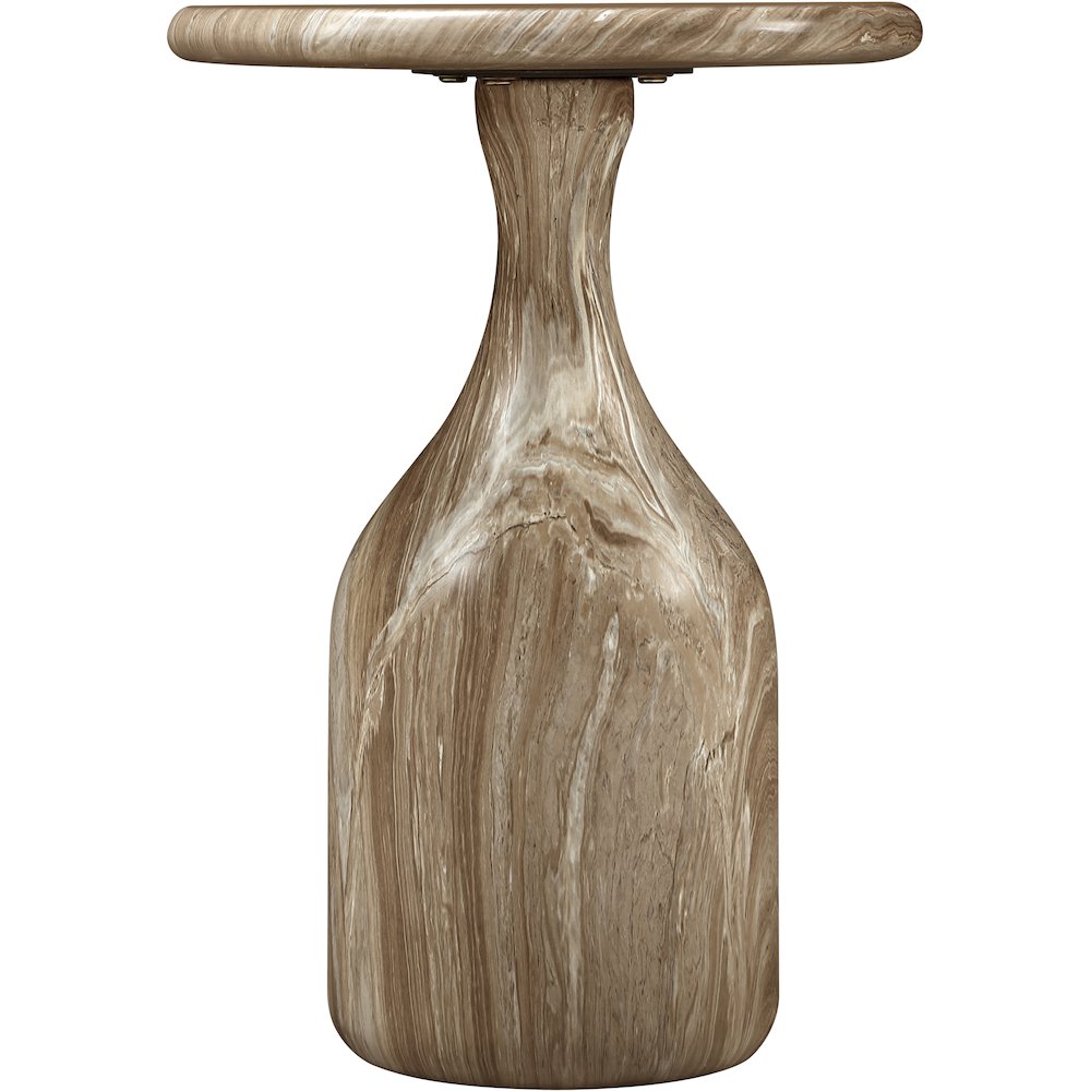 Savona Beige Concrete Indoor/Outdoor End Table. Picture 3