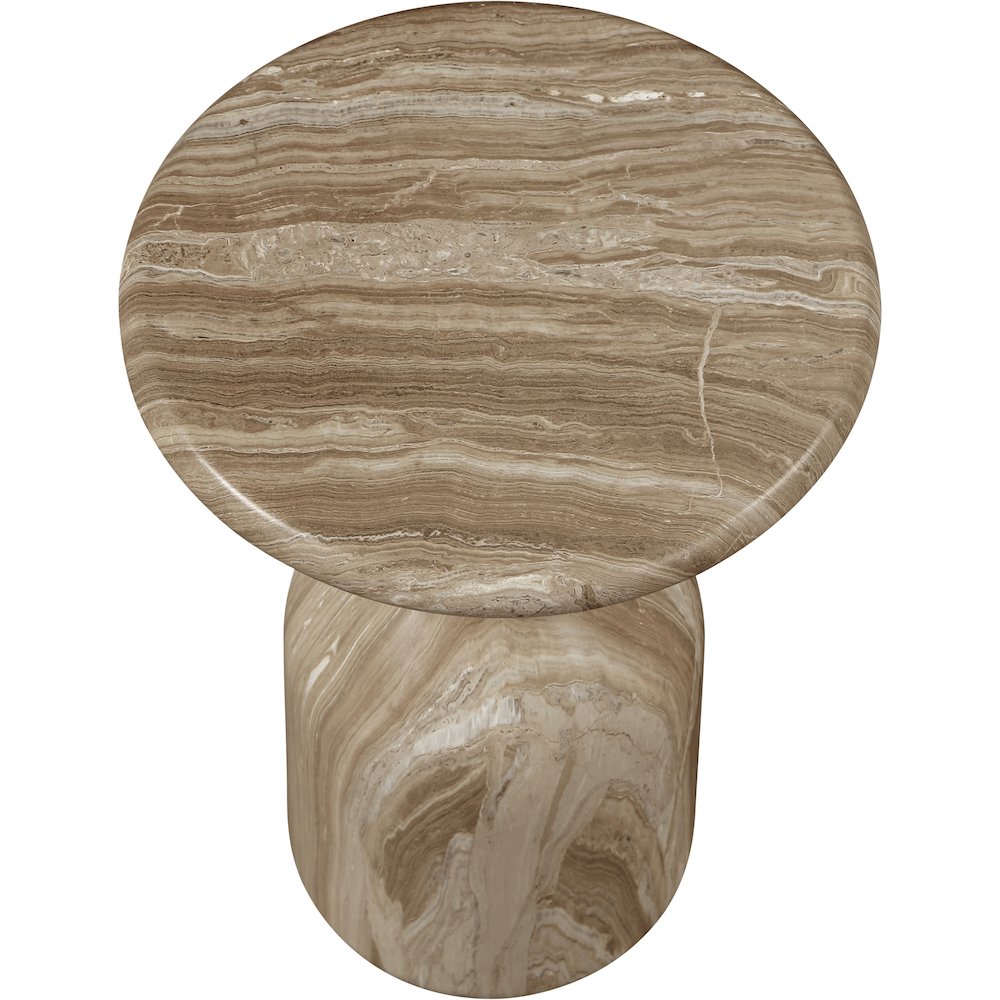 Savona Beige Concrete Indoor/Outdoor End Table. Picture 4