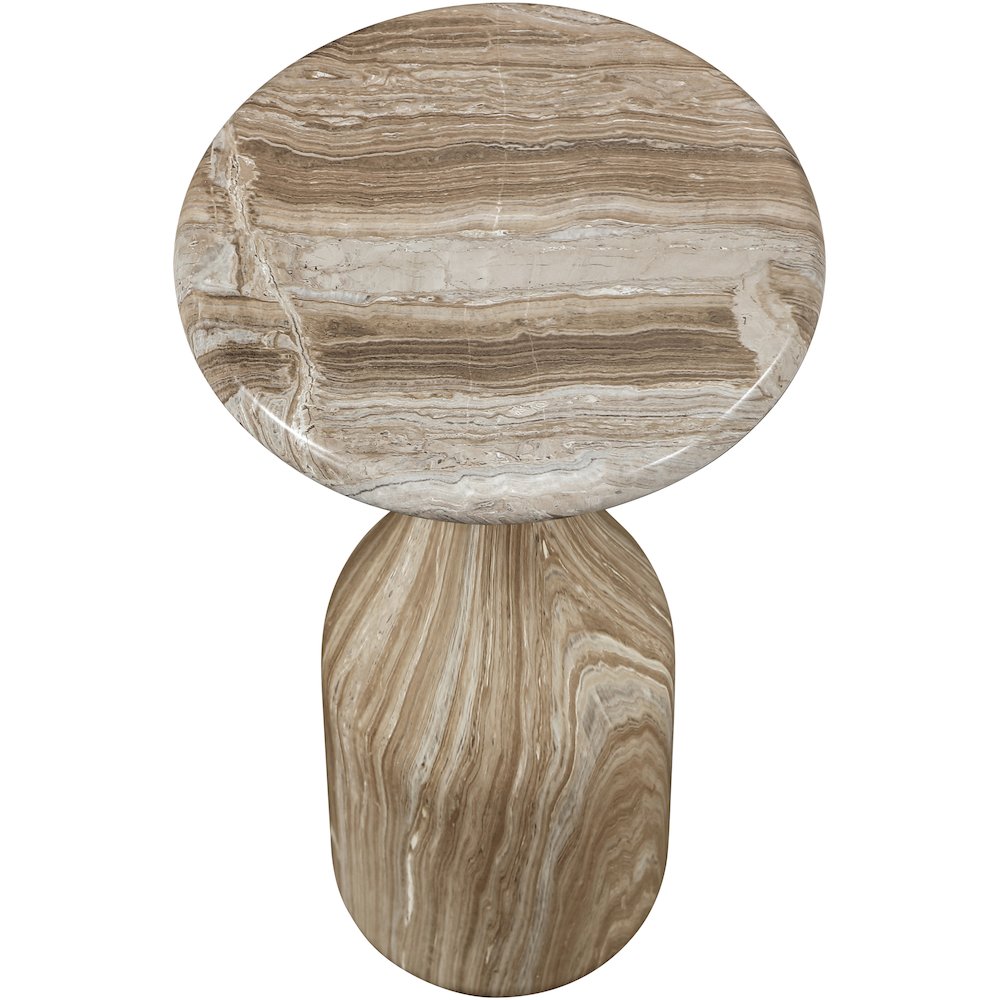 Savona Beige Concrete Indoor/Outdoor End Table. Picture 4