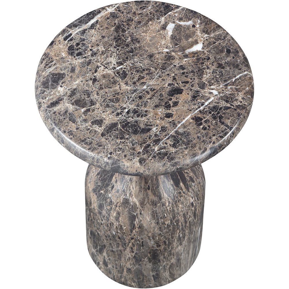 Savona Brown Concrete Indoor/Outdoor End Table. Picture 4