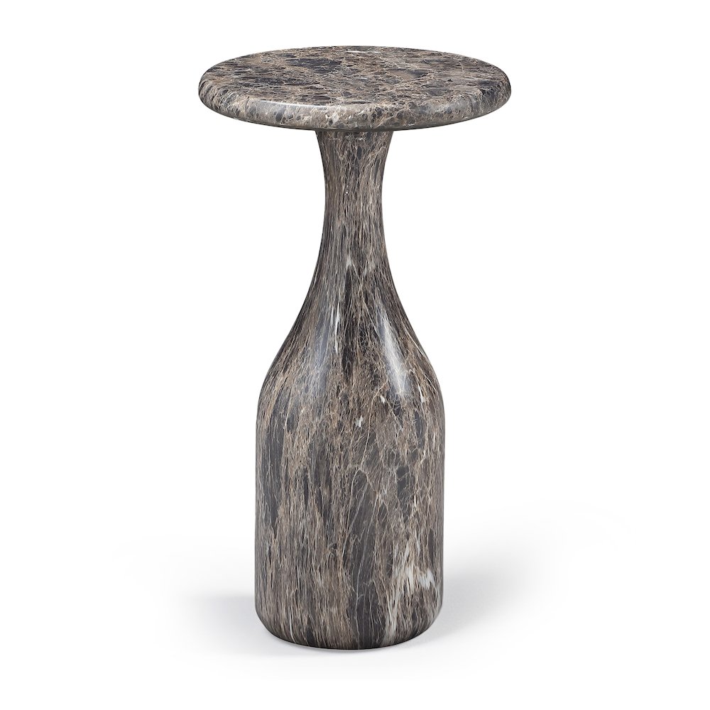Savona Brown Concrete Indoor/Outdoor End Table. Picture 1
