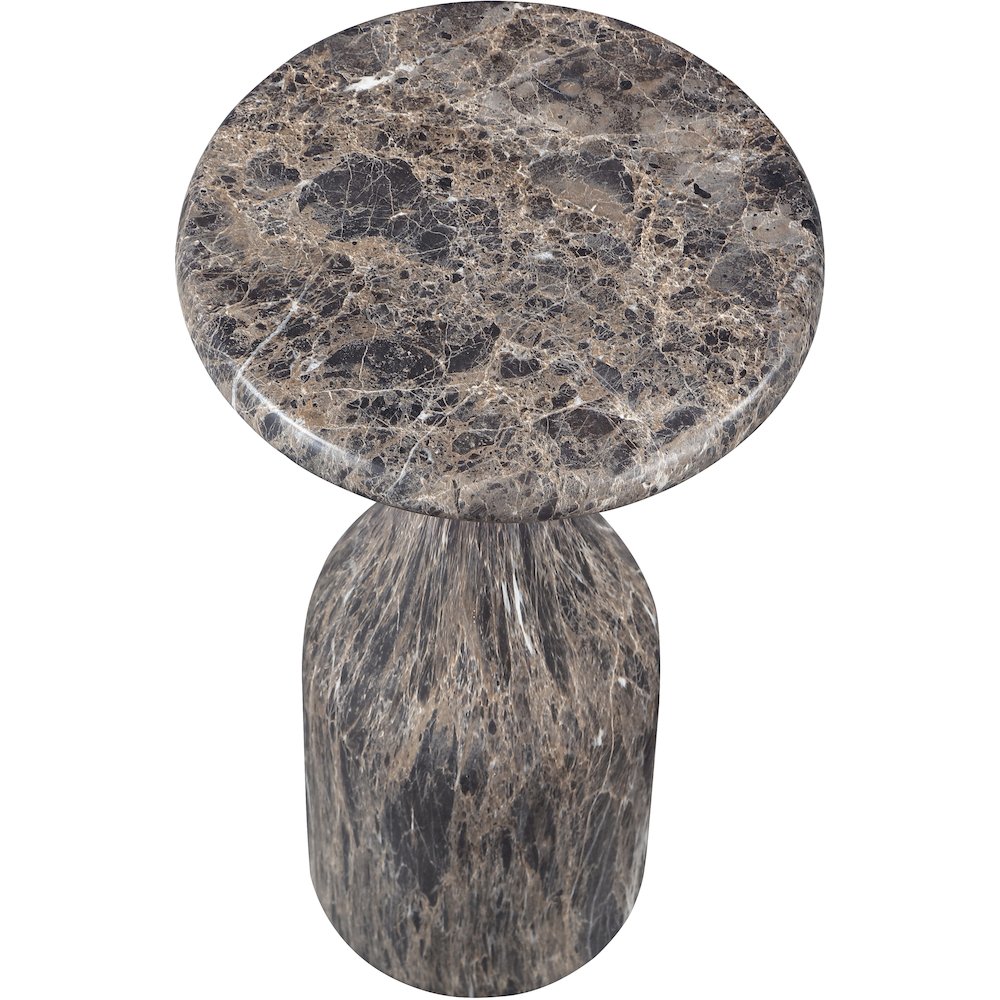 Savona Brown Concrete Indoor/Outdoor End Table. Picture 4